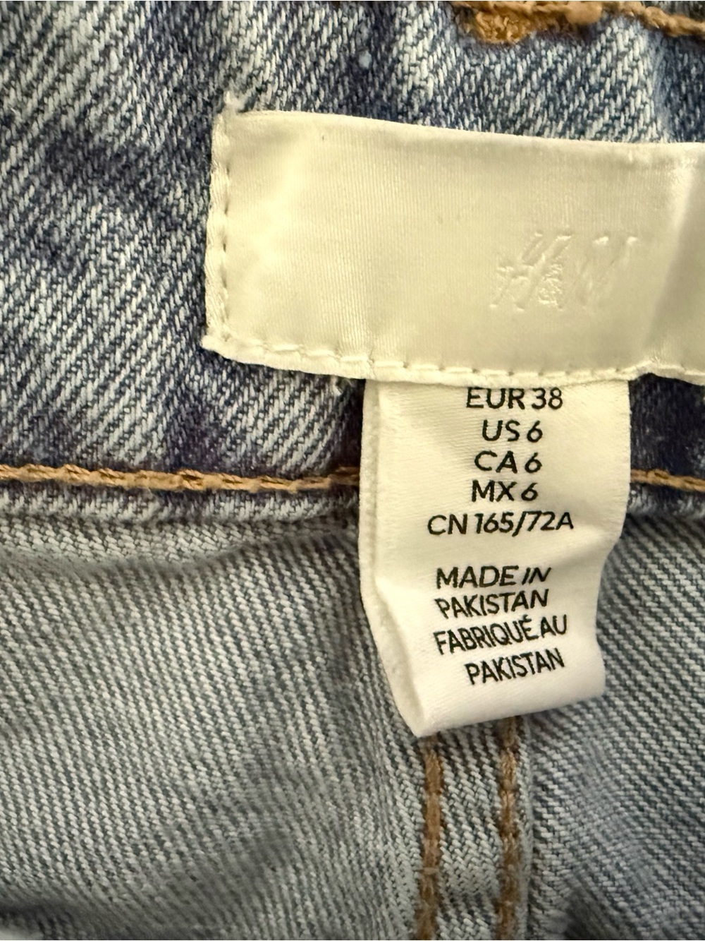 H&M Light Blue Women's Straight Leg Jeans | Size 6 - Picture 6 of 6